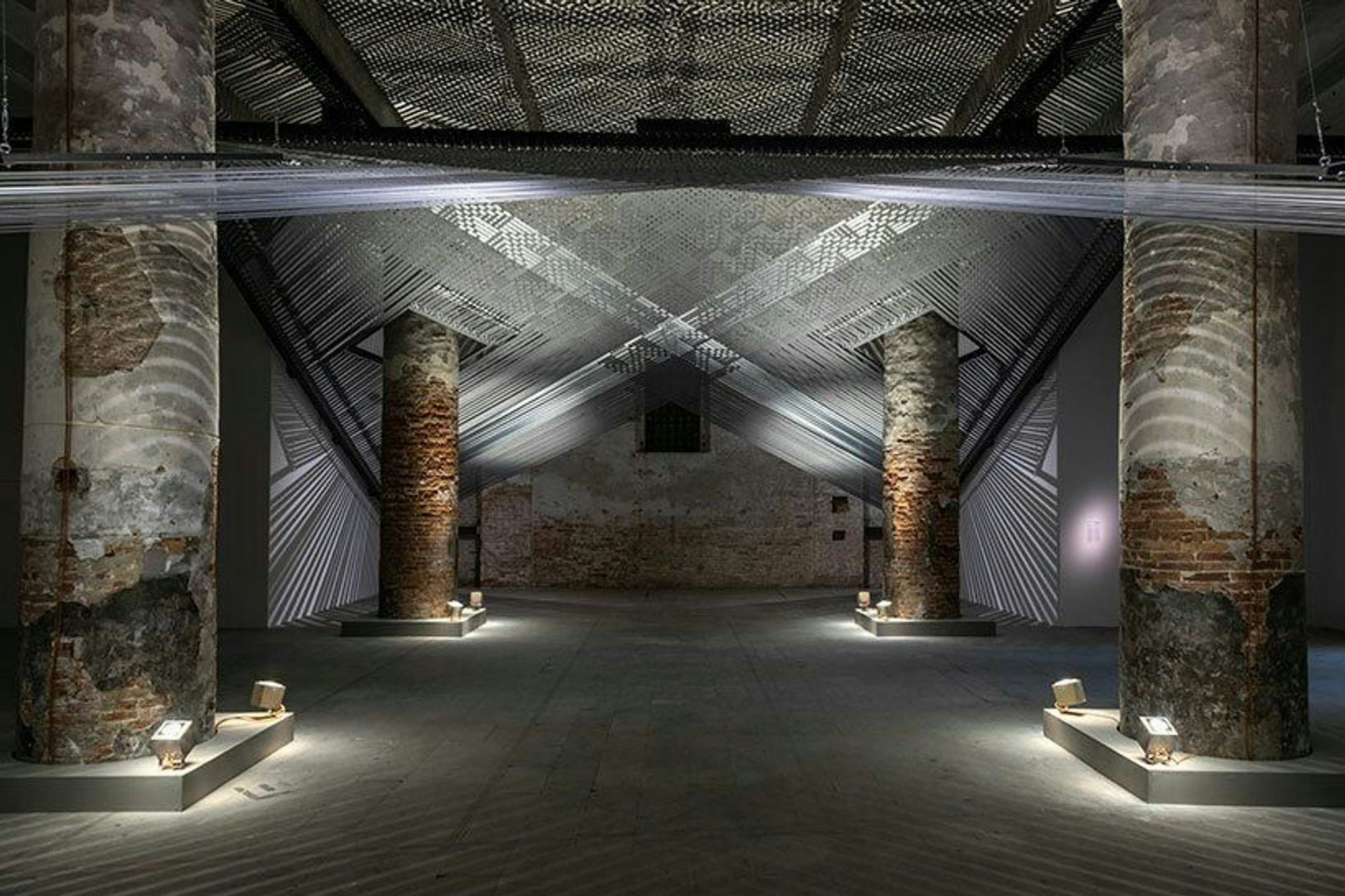 Installation view. Mataaho collective, Takapau (2024). La Biennale di Venezia.