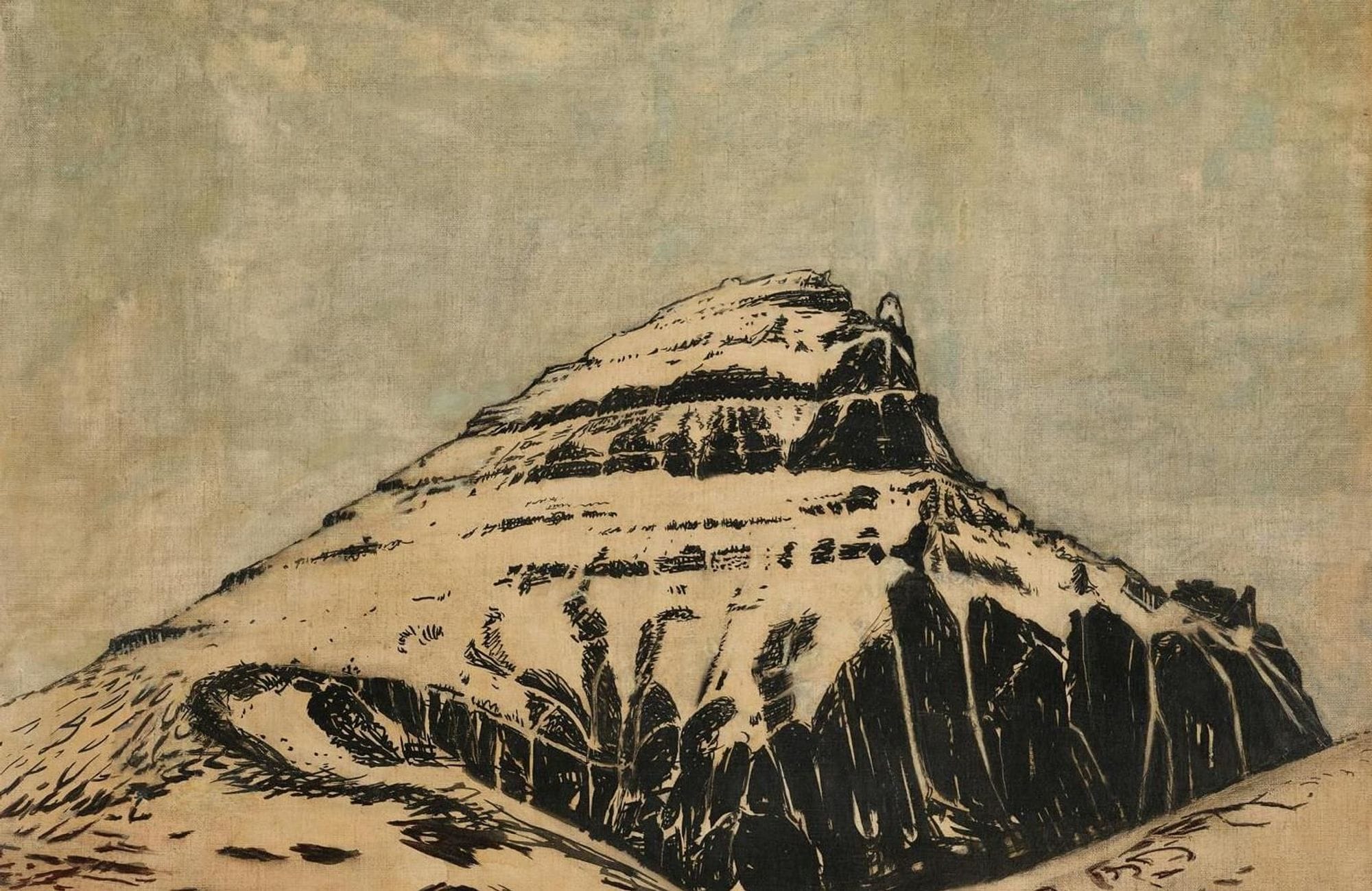 Jóhannes S. Kjarval, Dyrfjöll, 1921, Olía á striga / Oil on canvas, LÍ-ÞGIG 439