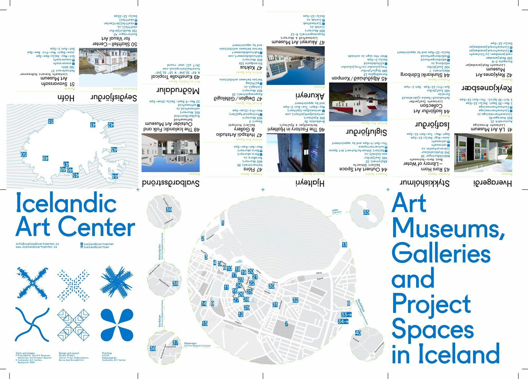 Art Museums, Galleries and Project Spaces in Iceland